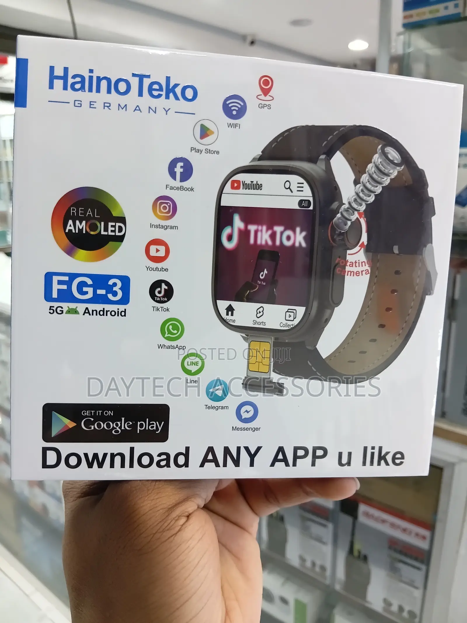 Haino Teko FG-3 Independent Android-Powered Smartwatch