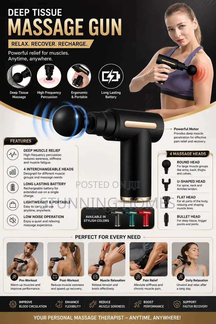Rechargeable Deep Tissue Massage Gun