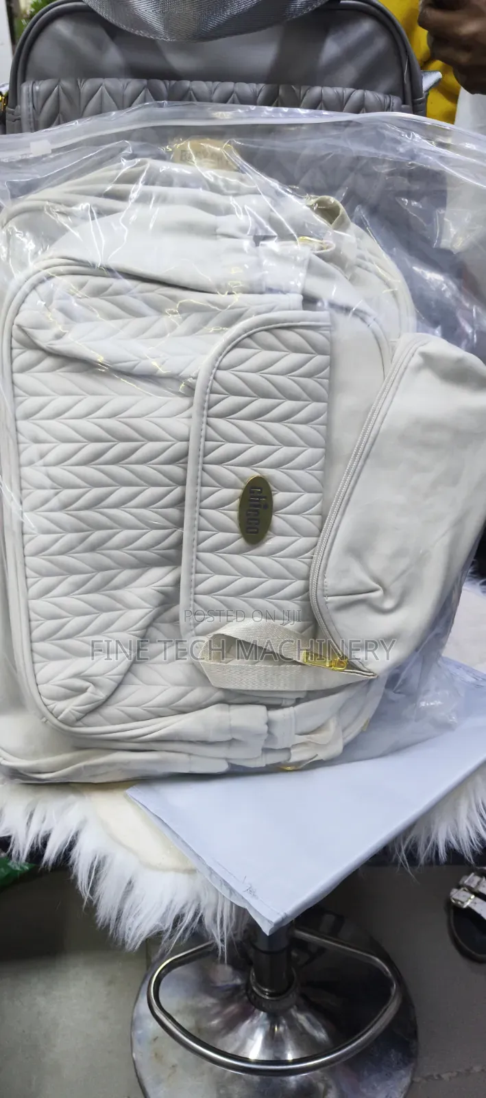 Leather Baby Diaper Bag