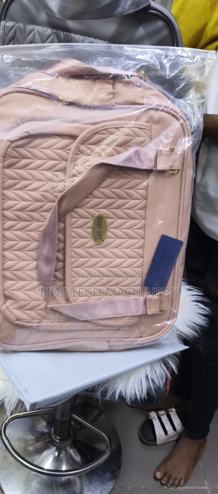 Leather Baby Diaper Bag