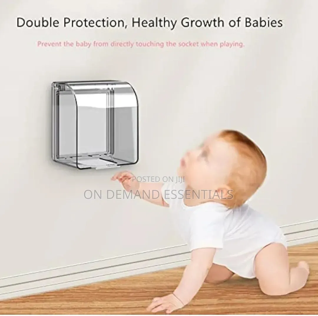 Waterproof Shock Proofing Socket Covers Transparent Wall Covers