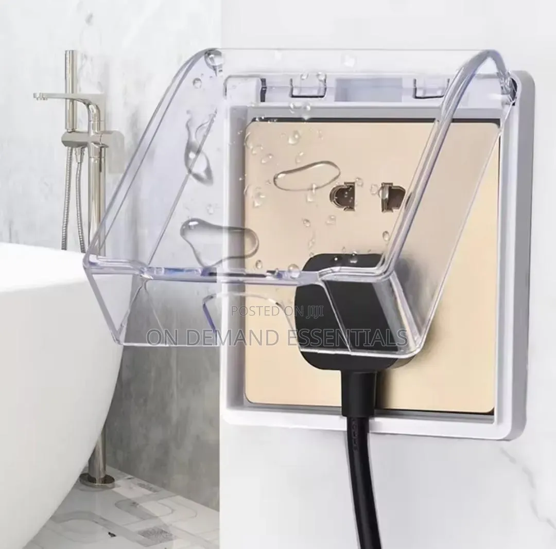 Waterproof Shock Proofing Socket Covers Transparent Wall Covers