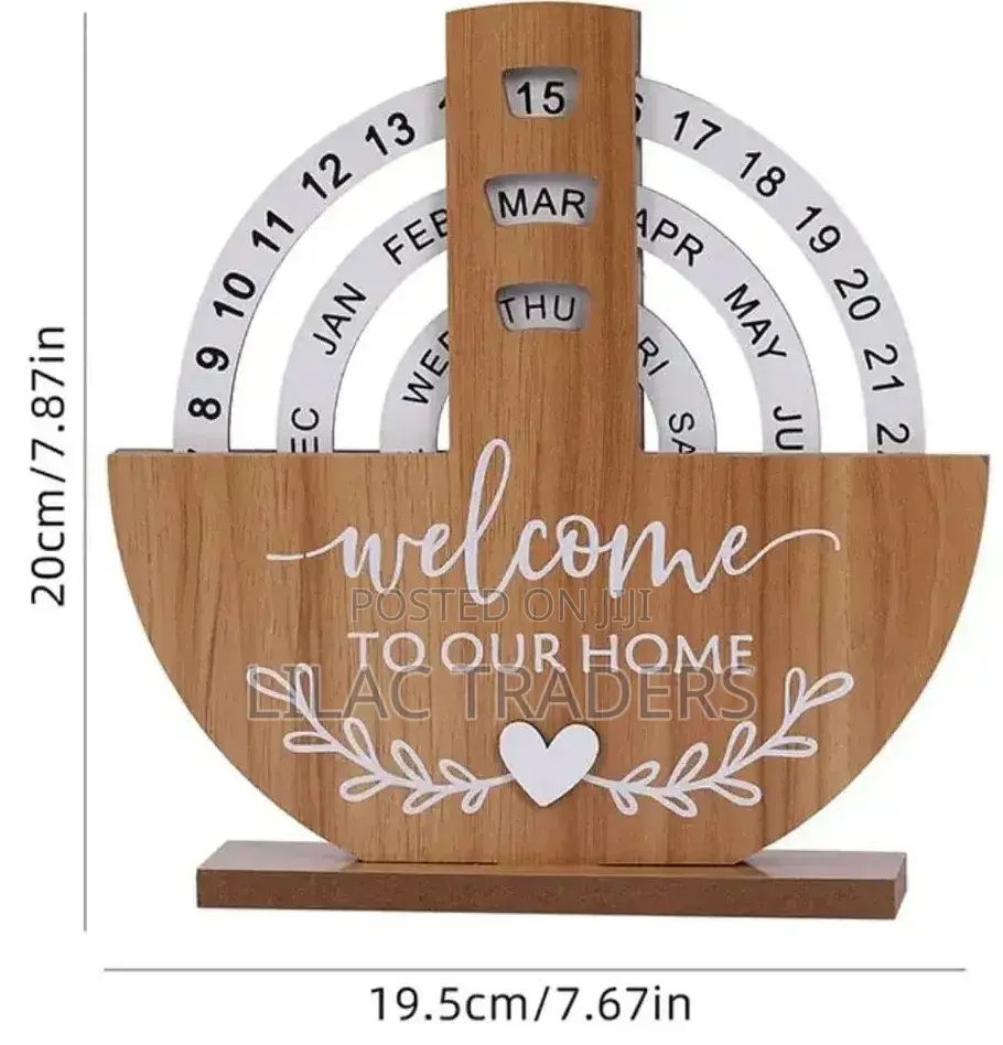 Wooden Creative Manual Calendar