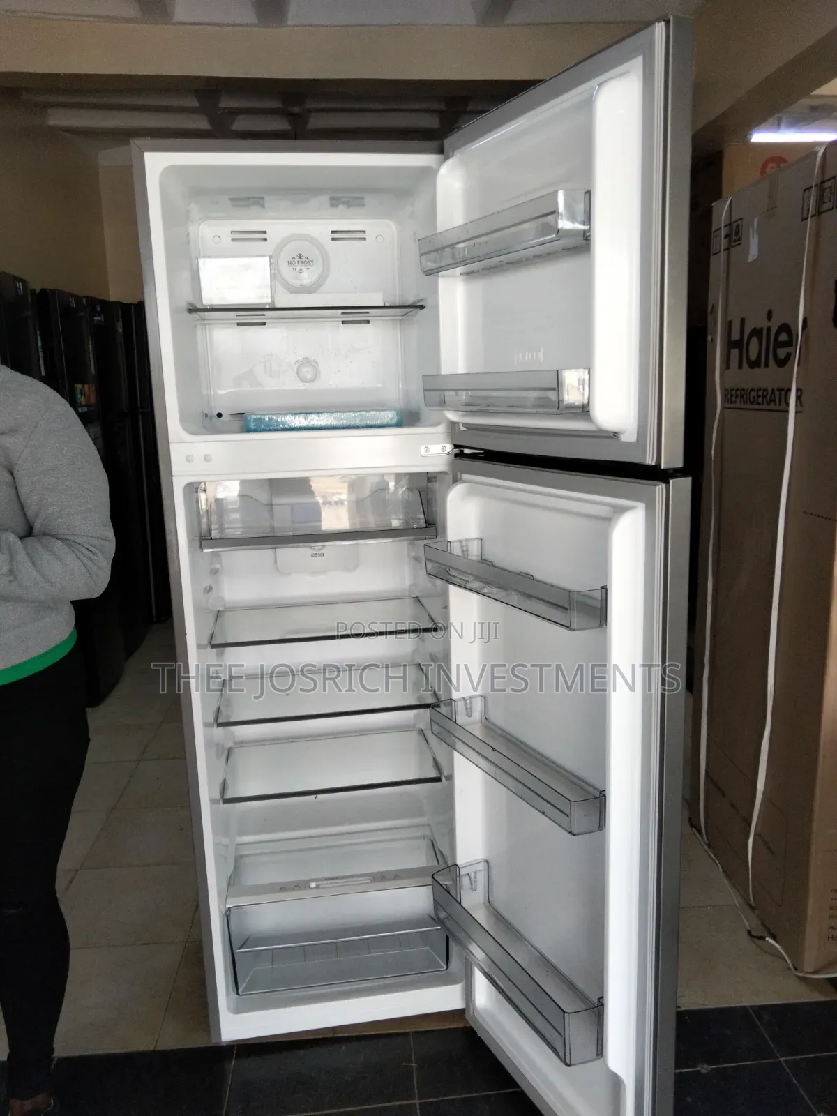 247 Litres Mika Refrigerator Double Door No Frost MRBF247XLB