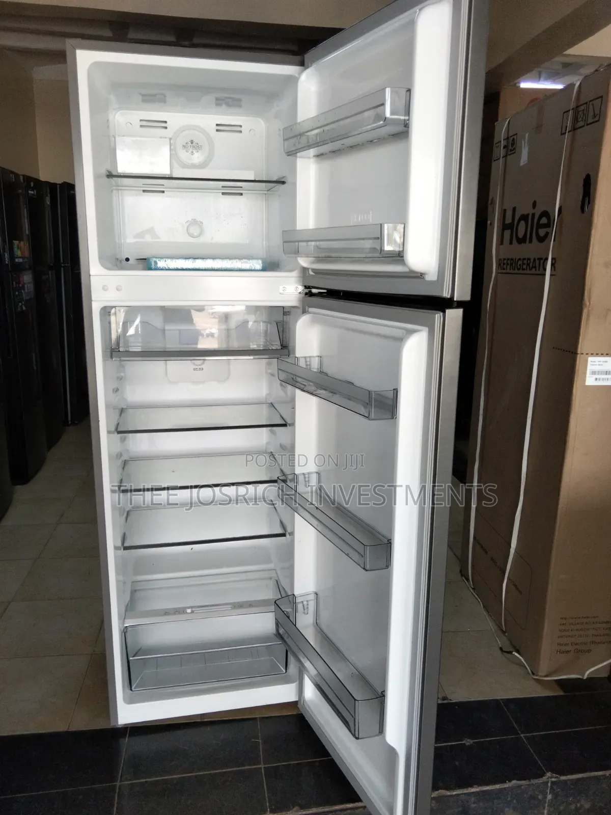 247 Litres Mika Refrigerator Double Door No Frost MRBF247XLB