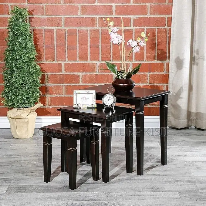 Coffee Table; 3-Set Nesting Coffee Tables