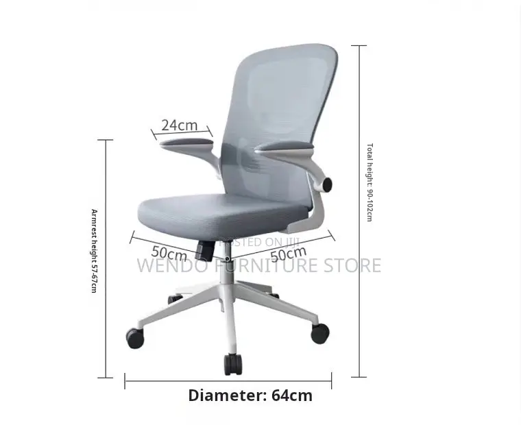 Office Chairs; Ergonomic Mid Back Clerical Supervision Office Chair