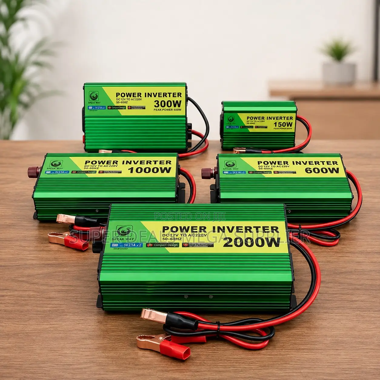 Multiple Outlet 150W,300W,600W,1000W,2000W Watts Power Inverters