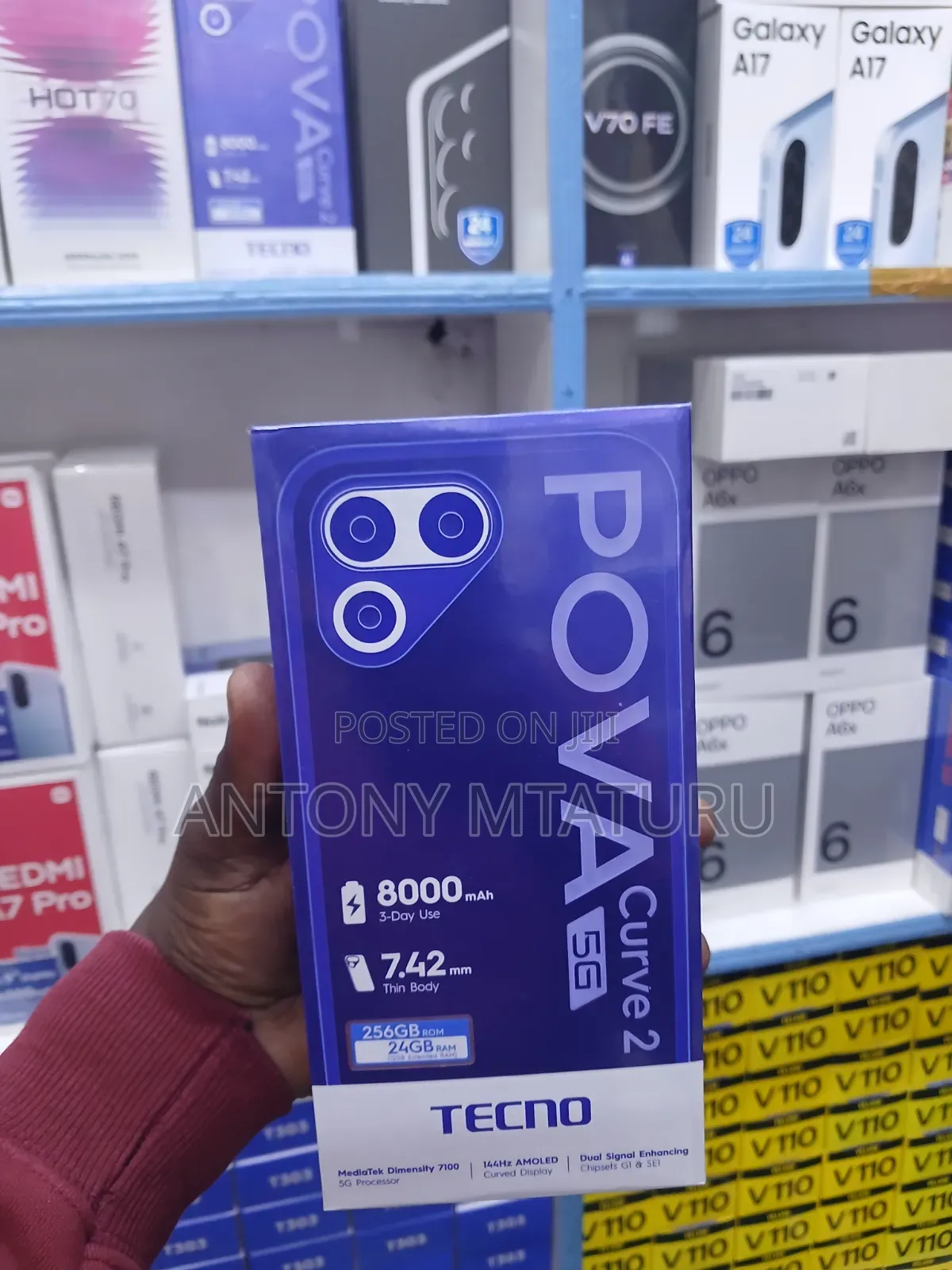 New Tecno Pova Curve 2 5G 256 GB