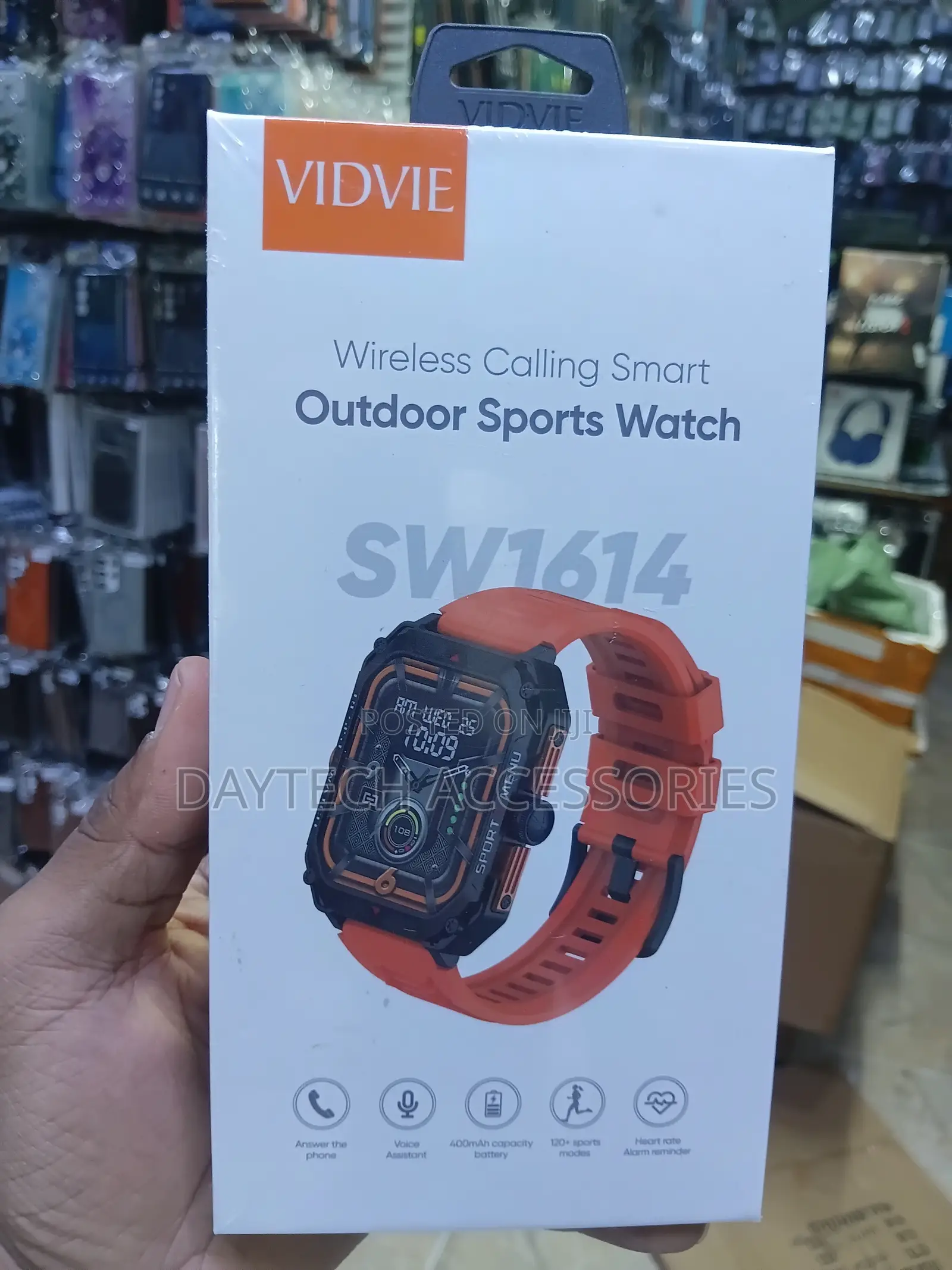 Vidvie Sw1614 Smart Watch - Black
