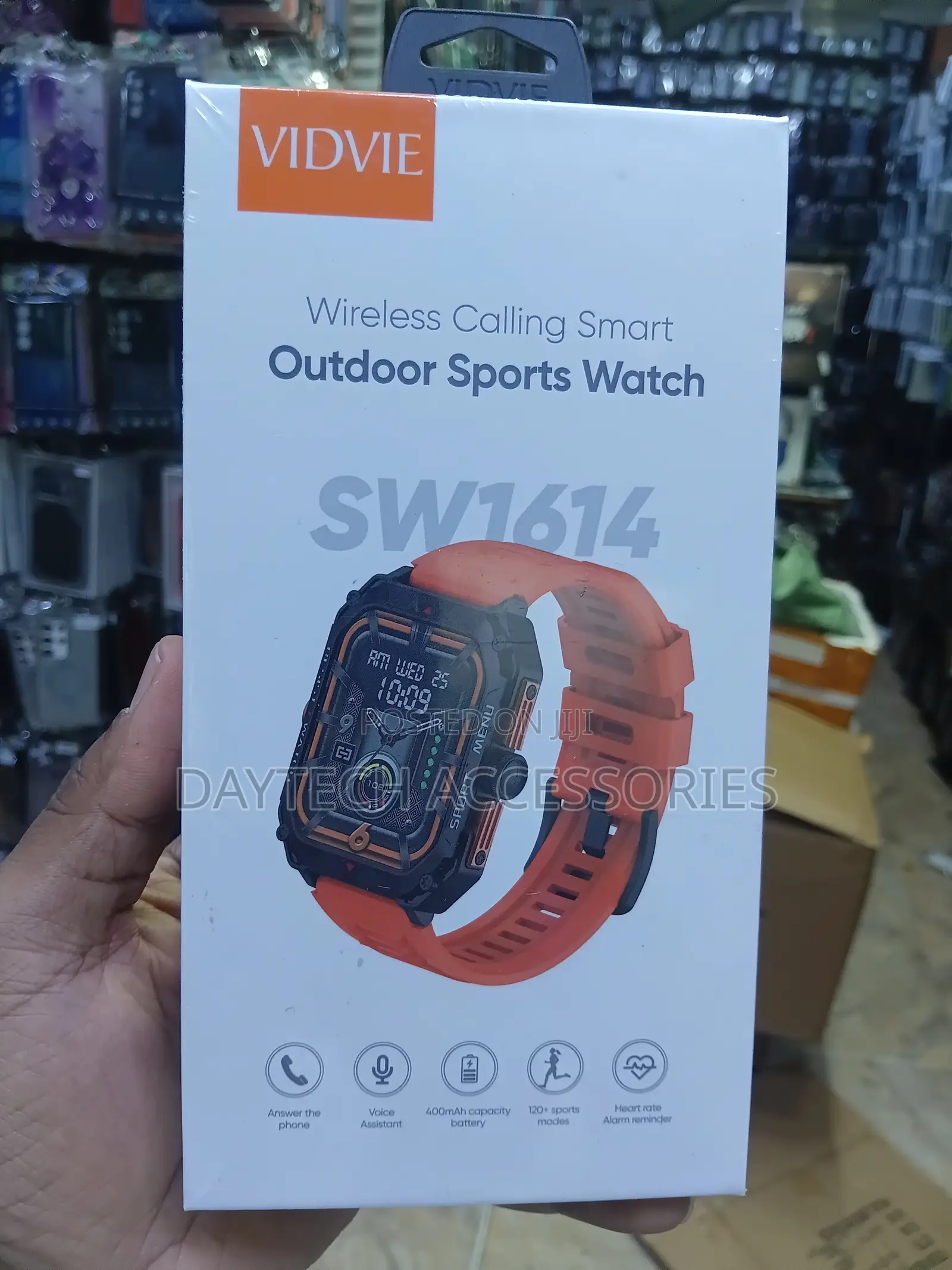 Vidvie Sw1614 Smart Watch - Black