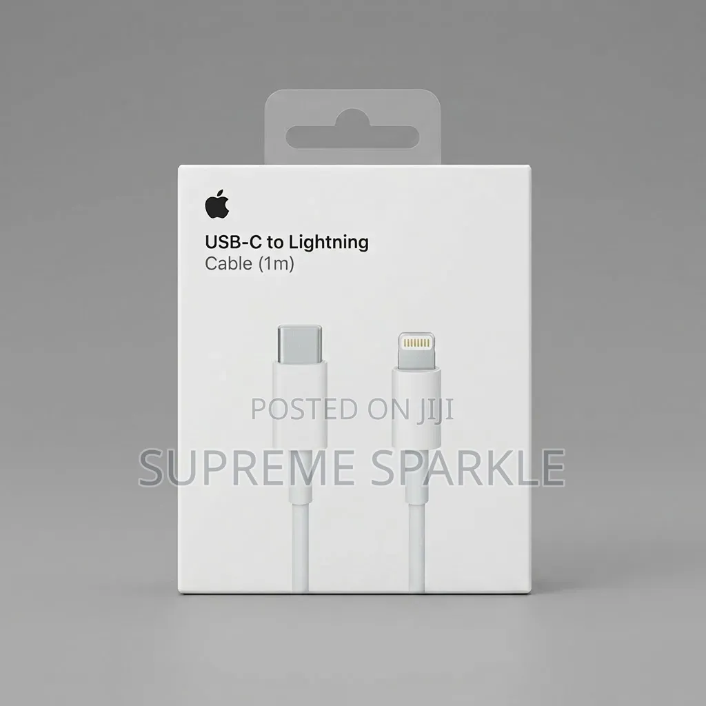 Lightning to USB-C Fast Charger Cable Apple iPhone iPad 1m