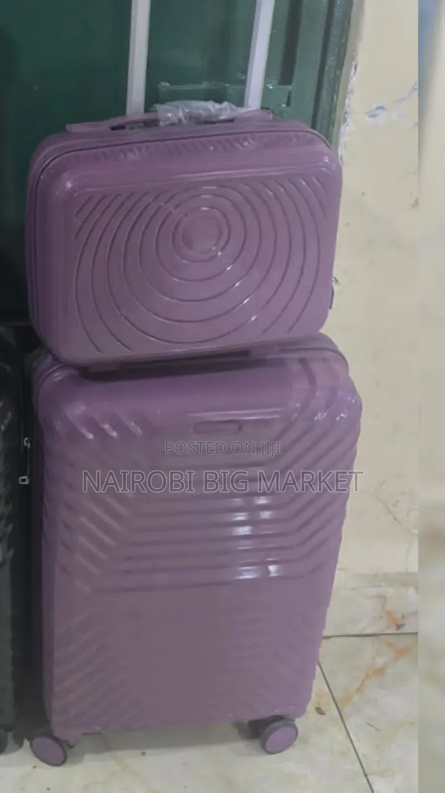 2 in 1 Rubber Suitcase Bag