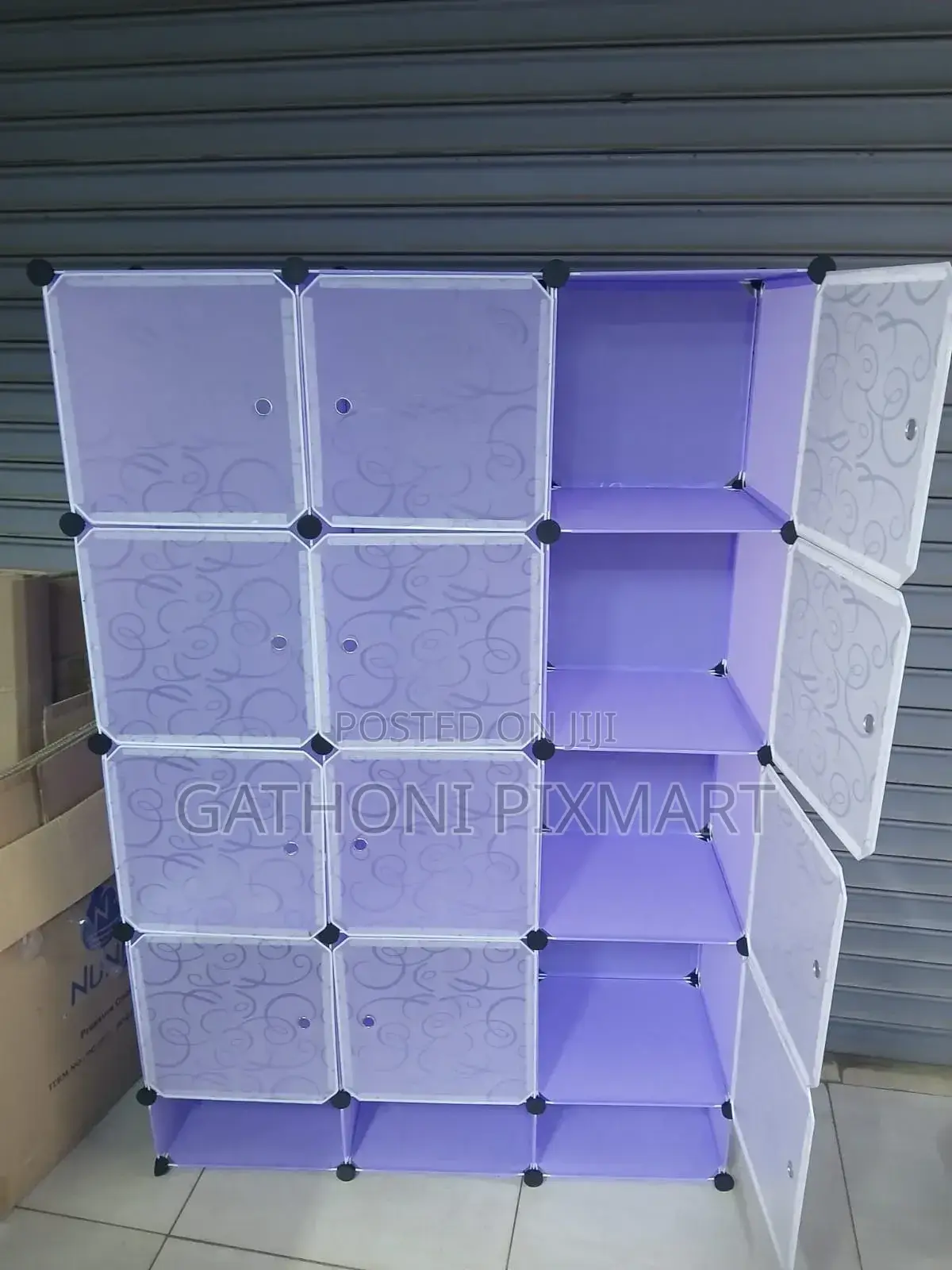 3 Column Plastic Wardrobe