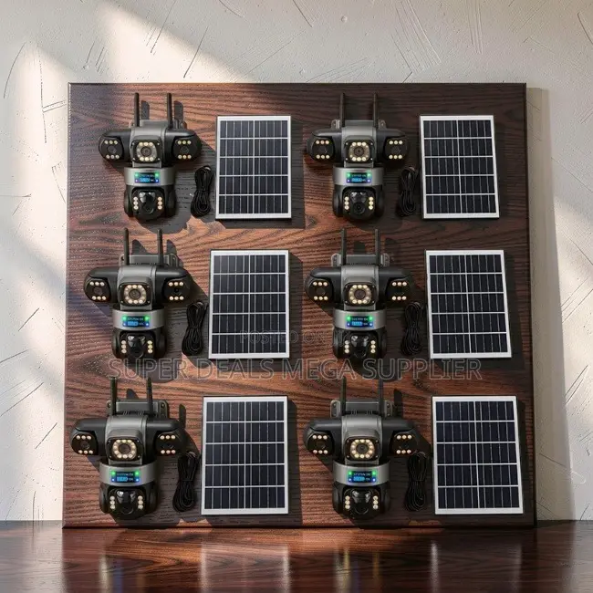 Auto Tracking 20MP Ultra HD 4G PTZ Triple Lens Solar Cameras