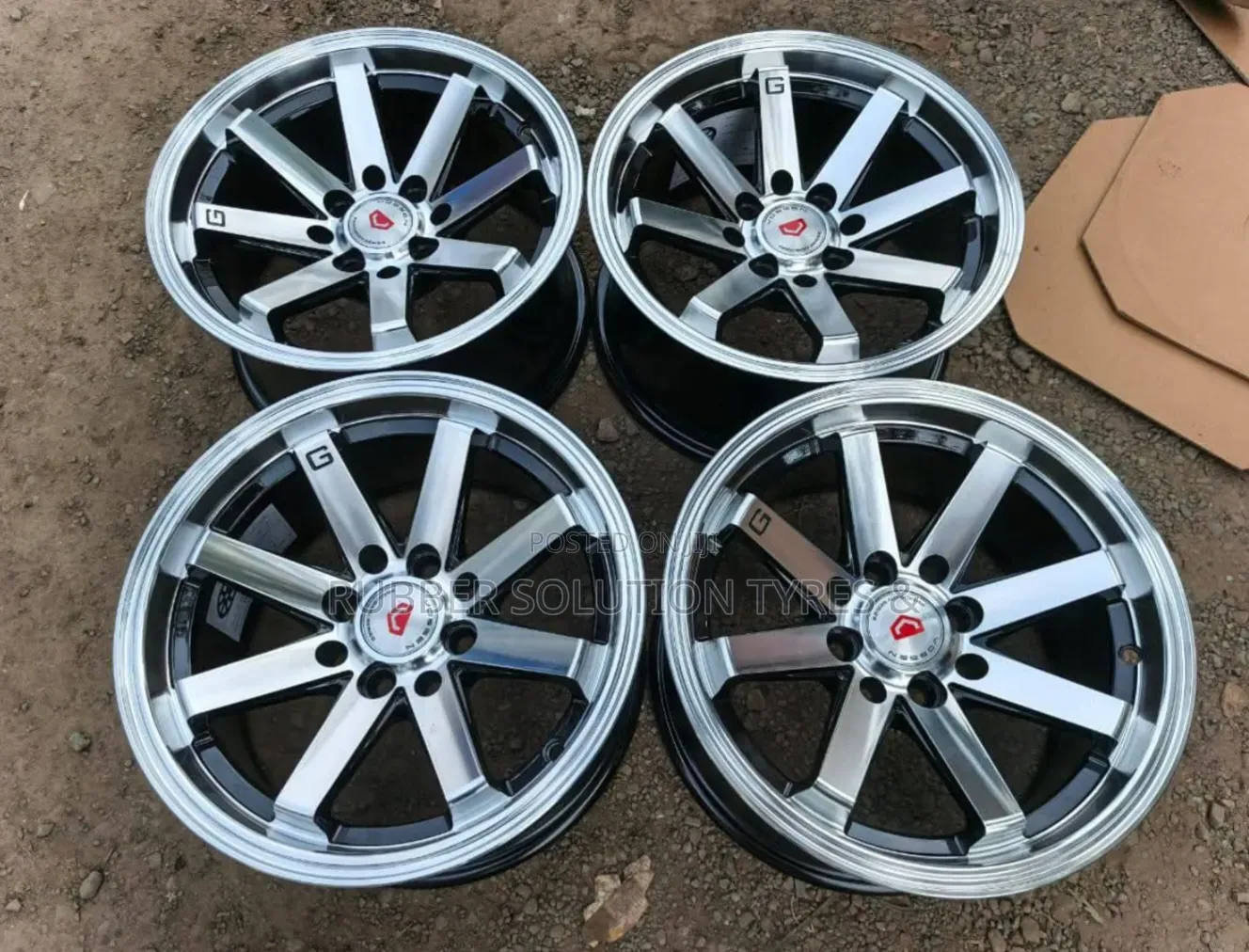 Rims Size 16 Inches 8/4 Holes G Silver Off-Set