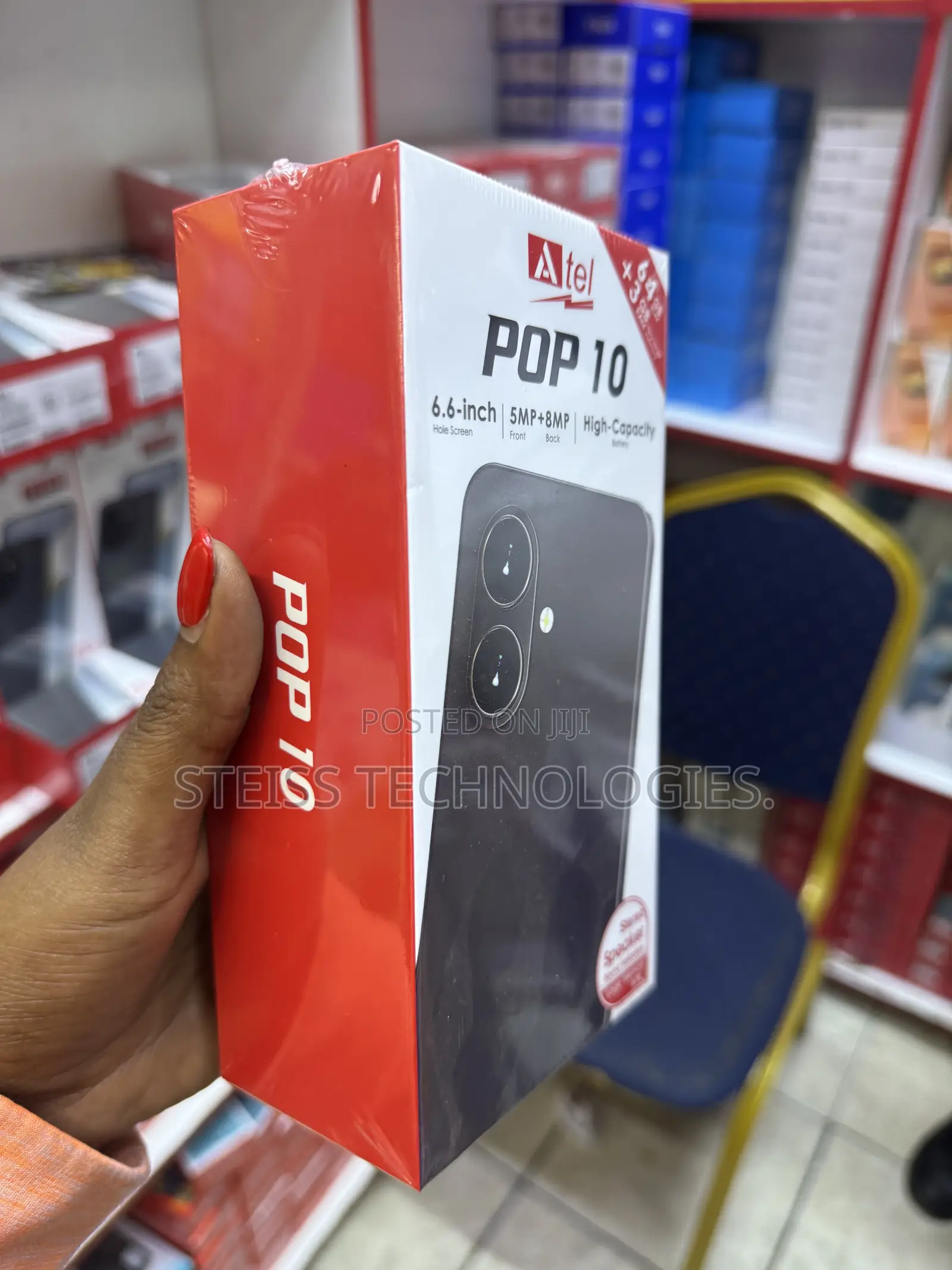 New Itel P12 8 GB Black