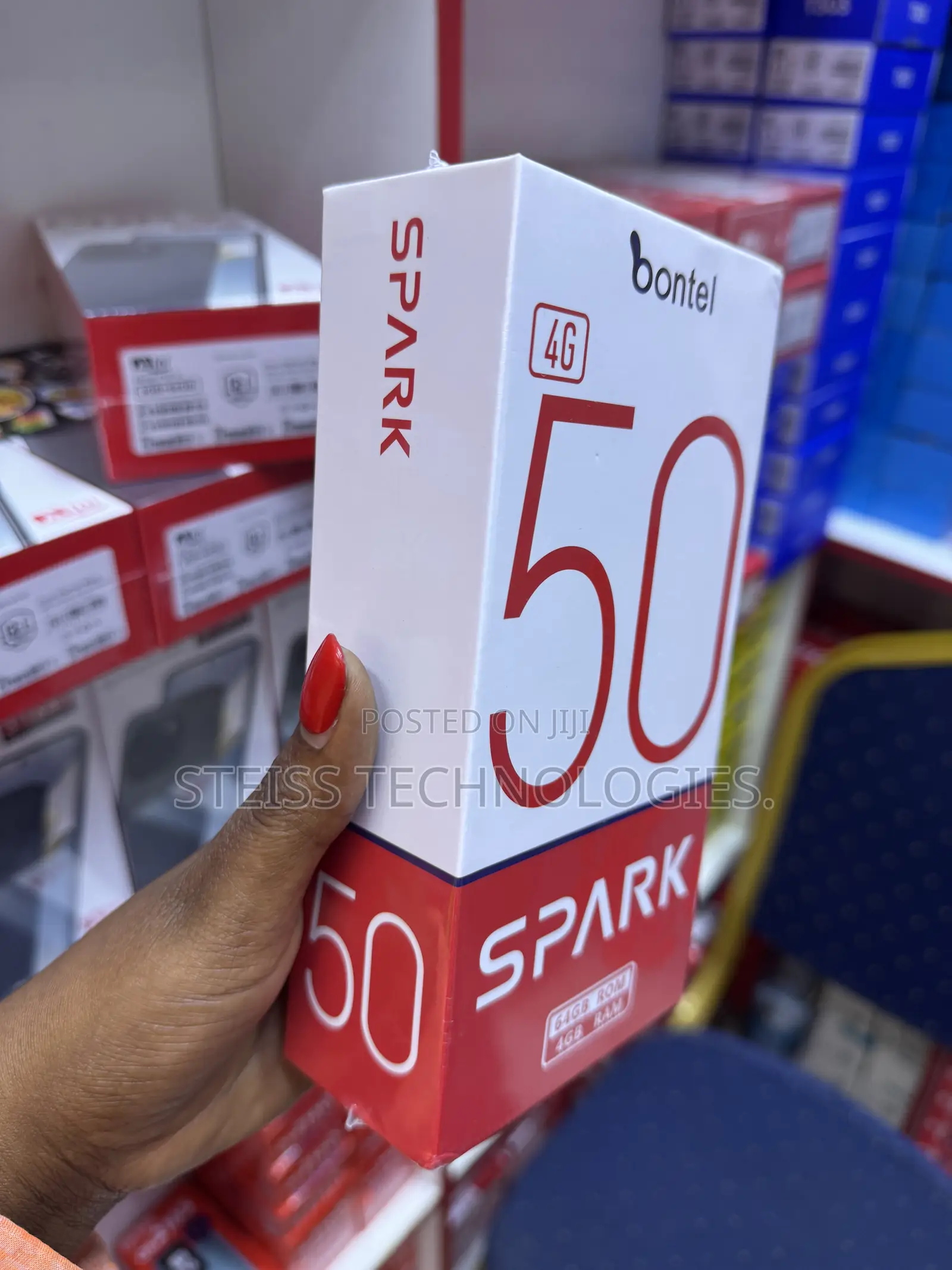 New Itel P13 8 GB Black