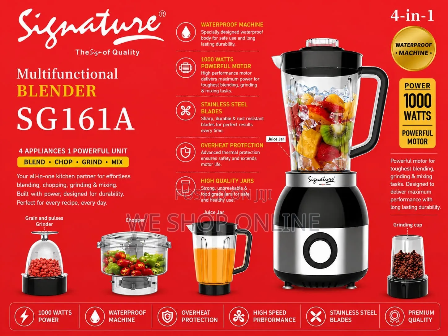 Signature 4 in 1 Blender