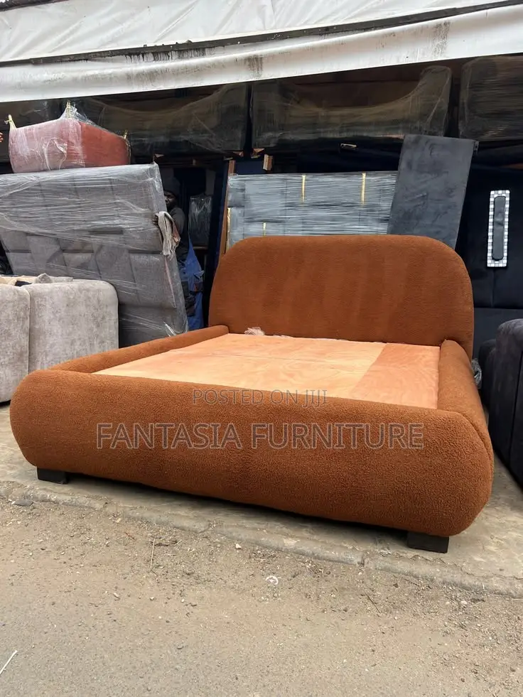 5x6 Rust Brown Bubble Bed: Free Delivery