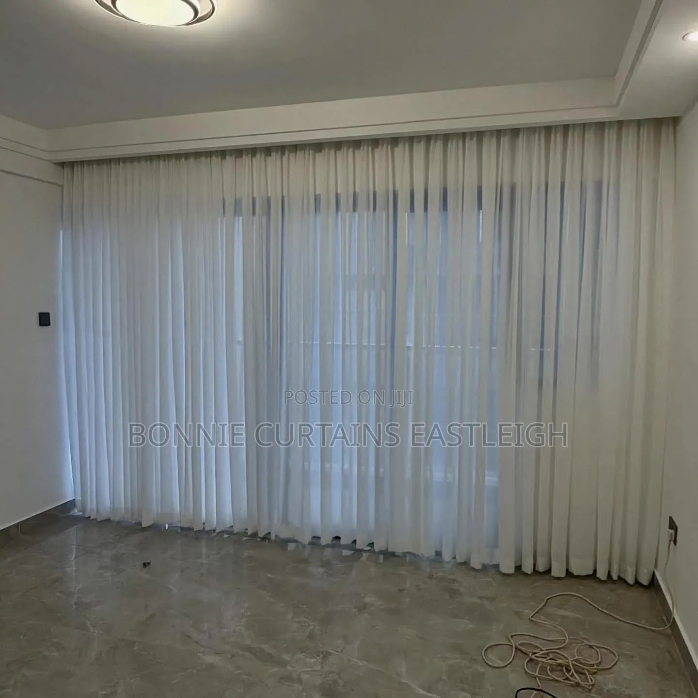 Off White Sheers With Hooks for Modern Bedrooms