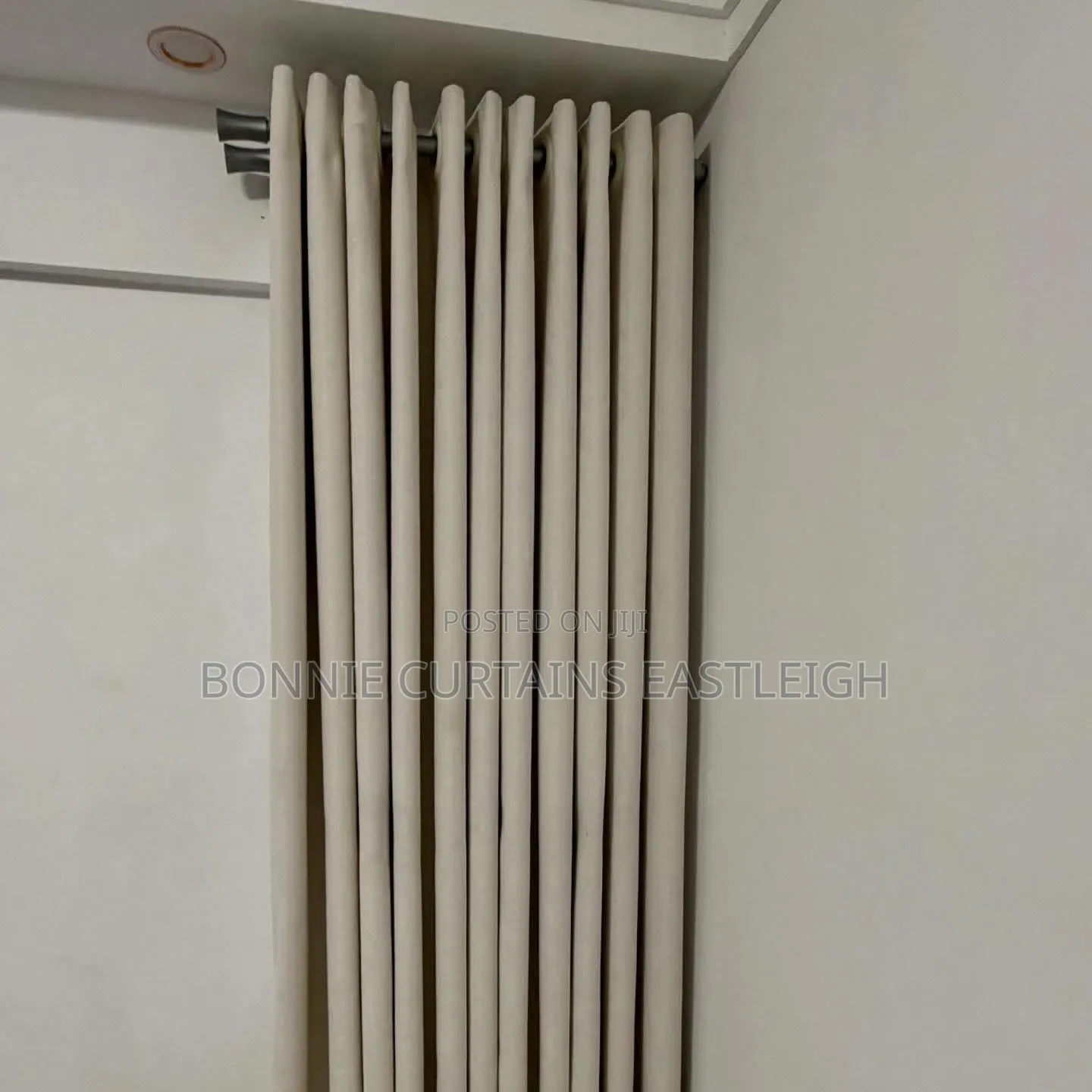 Harsh Grey Curtains and Sheers With Rings