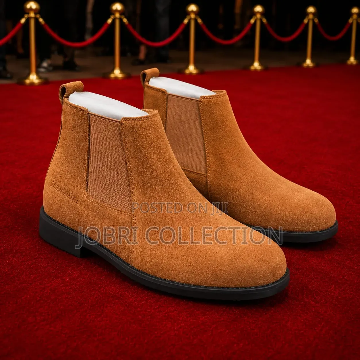 Billionaire Leather Chelsea Slip on Boots