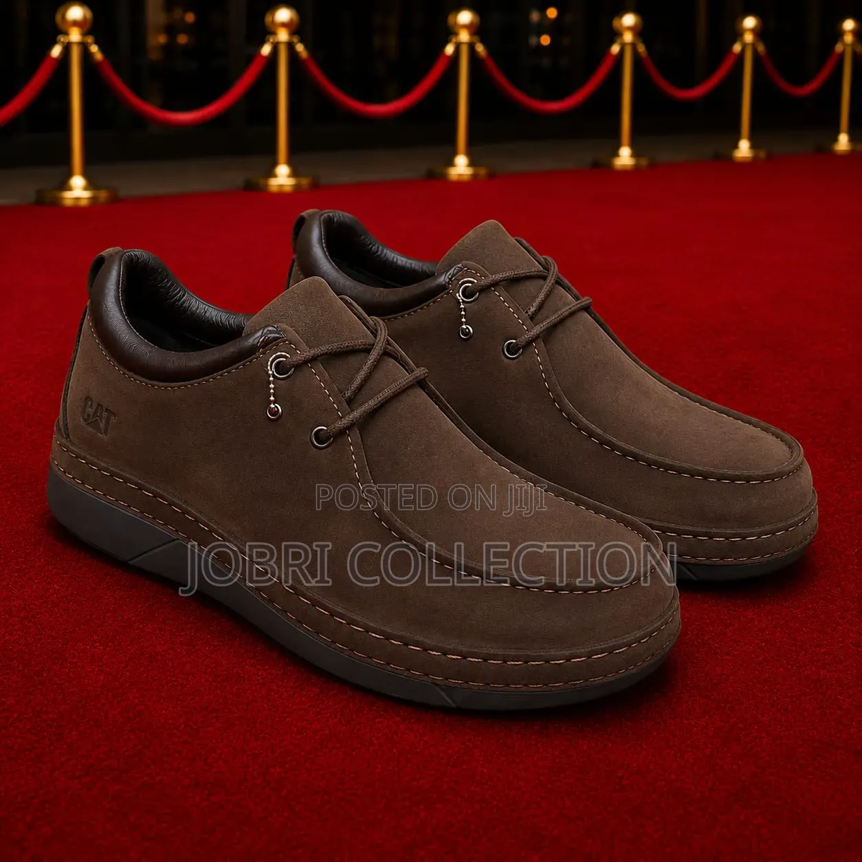 Caterpillar Casual Leather Rubber Sole Shoes
