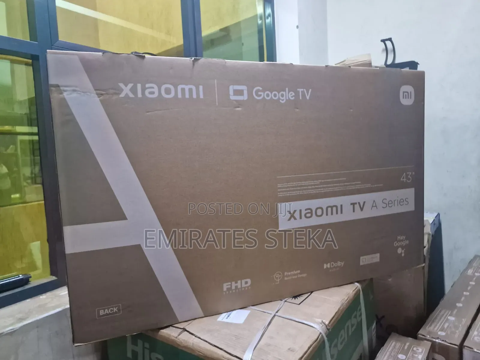 XIAOMI 43 Inch FHD Smart Google TV - Dolby Audio, HDR10, 1GB RAM, 8GB