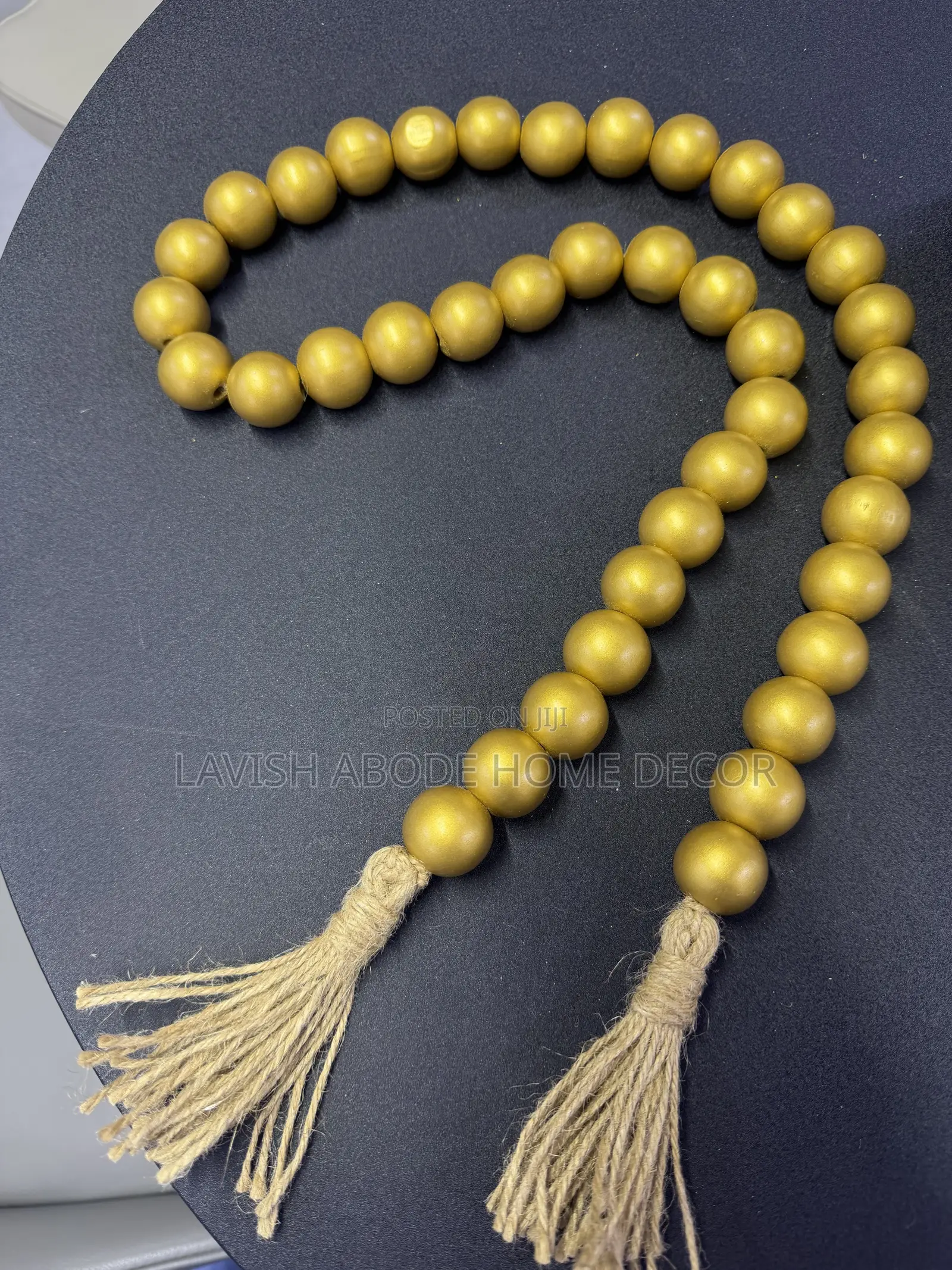 Gold Decorative Bead Garland – Luxury Home Décor