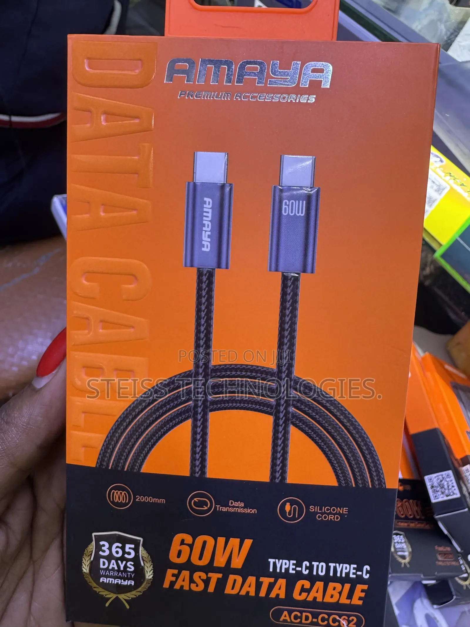 Amaya C to C 60w 2m Cable