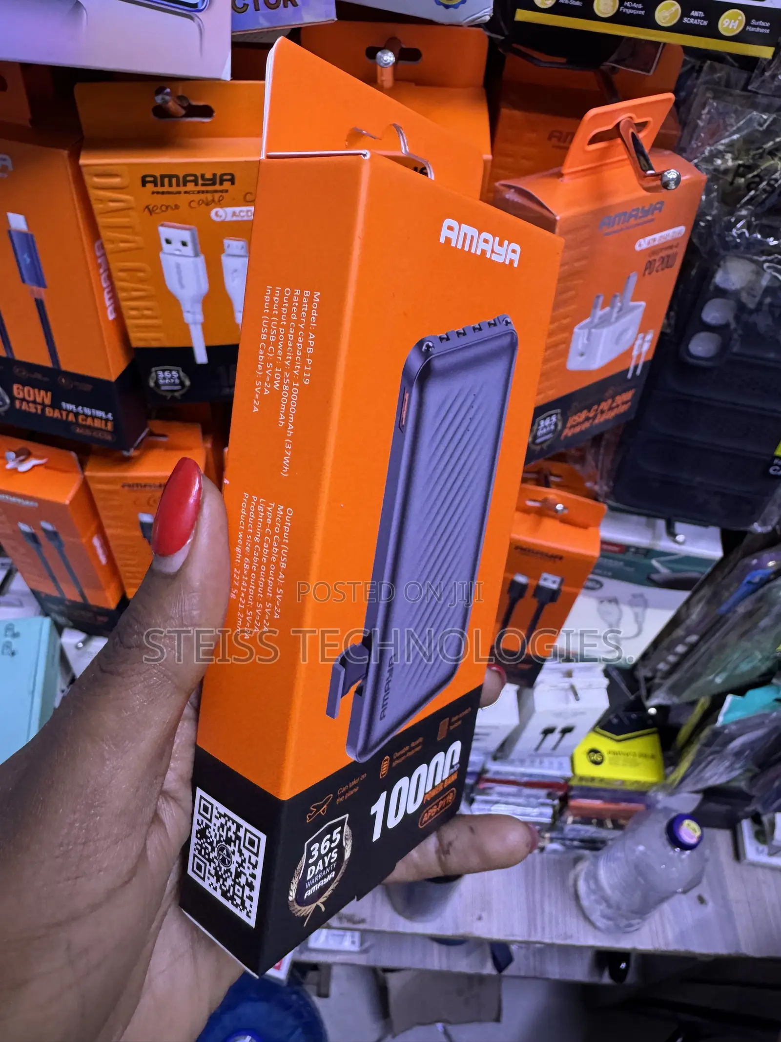 Amaya 10000mah Wired Powerbank