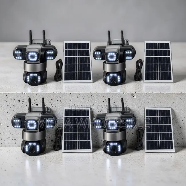 Panoramic HD 20MP Ultra HD 4G PTZ Triple Lens Solar Cameras