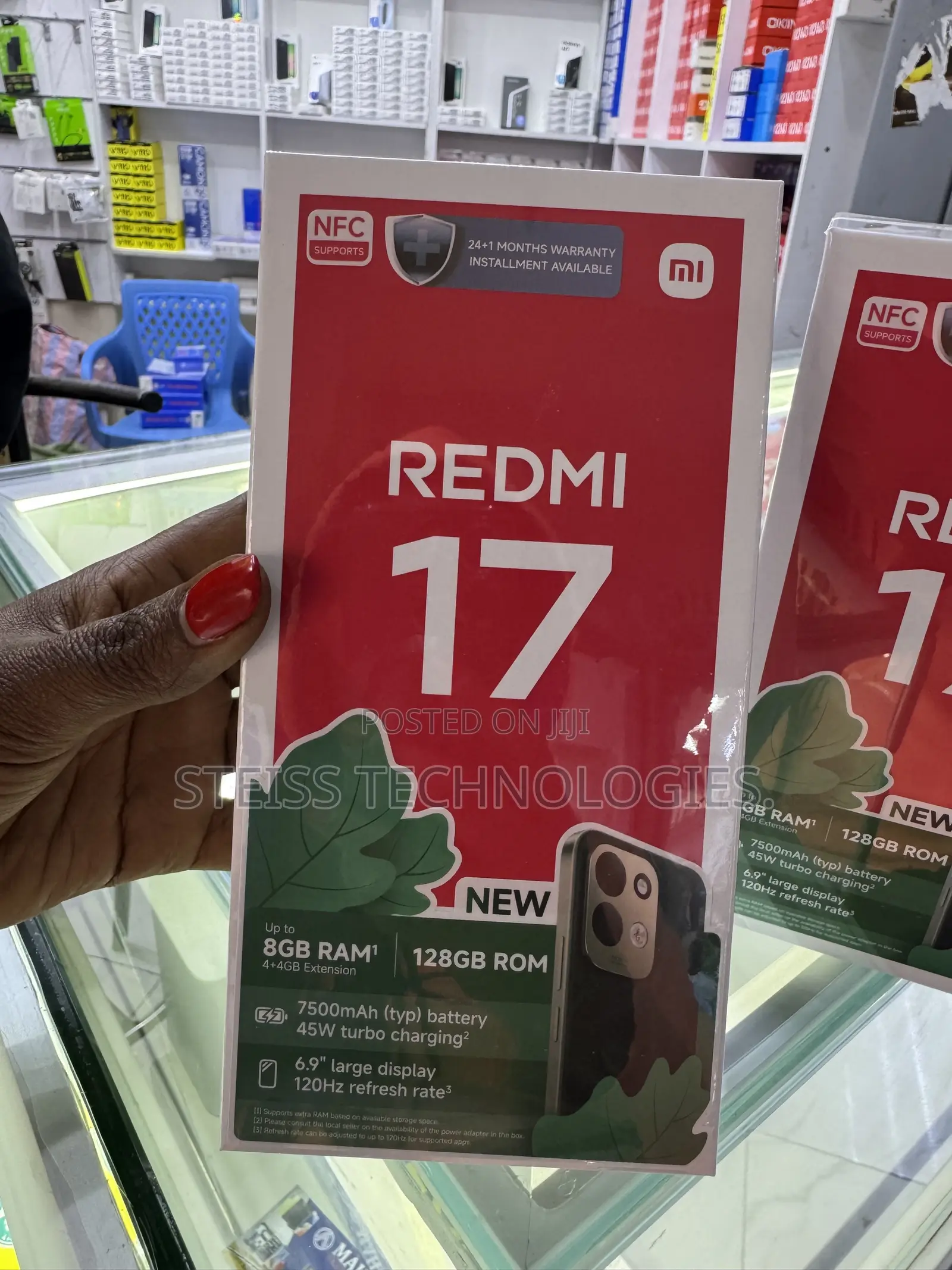 New Xiaomi Redmi 17 128 GB Black