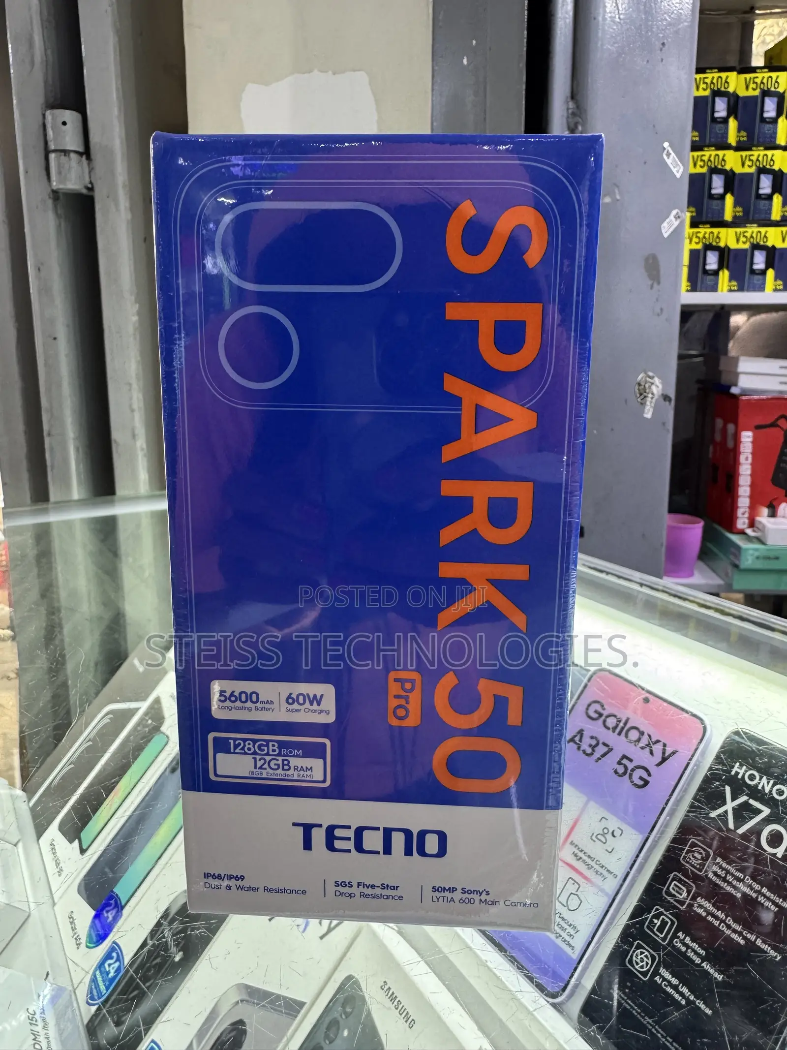 New Tecno Spark 50 Pro 256 GB Black
