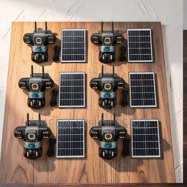 Built in Mic 20MP Ultra HD 4G PTZ Triple Lens Solar Cameras