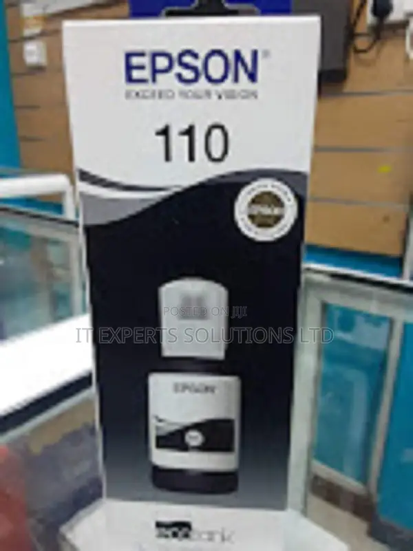 EPSON 110 Ecotank Pigment Black Ink Bottle - 120ml