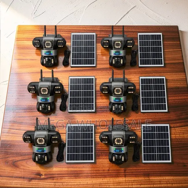 Weather Resistant 20MP Ultra HD 4G PTZ Triple Lens Solar Cameras