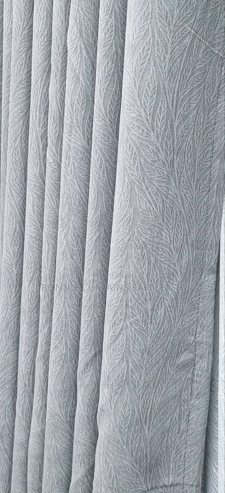 Grey Modern Curtains and Blige With Rings