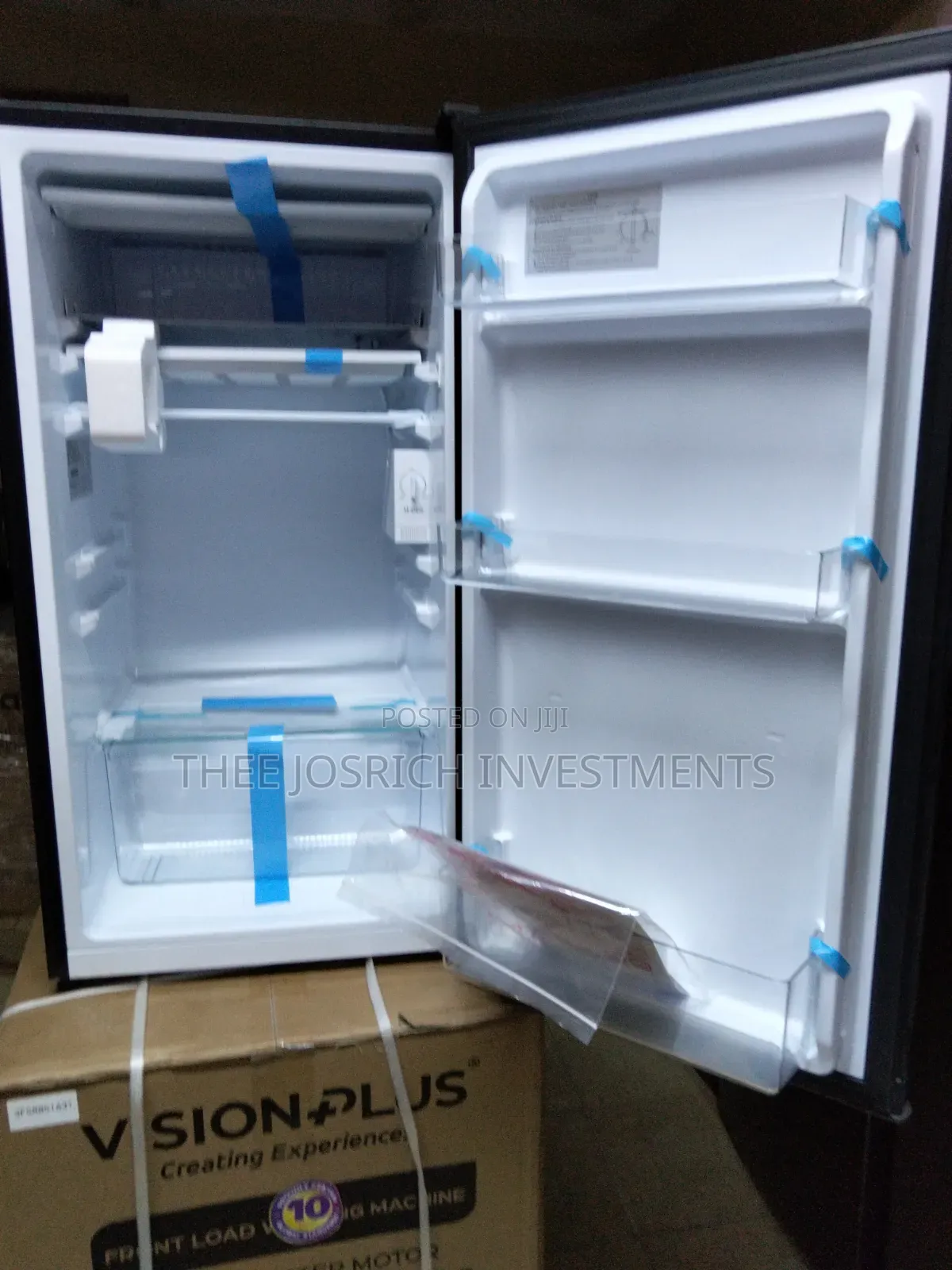 Black Haier 90 Litres Min Fridge Single Door