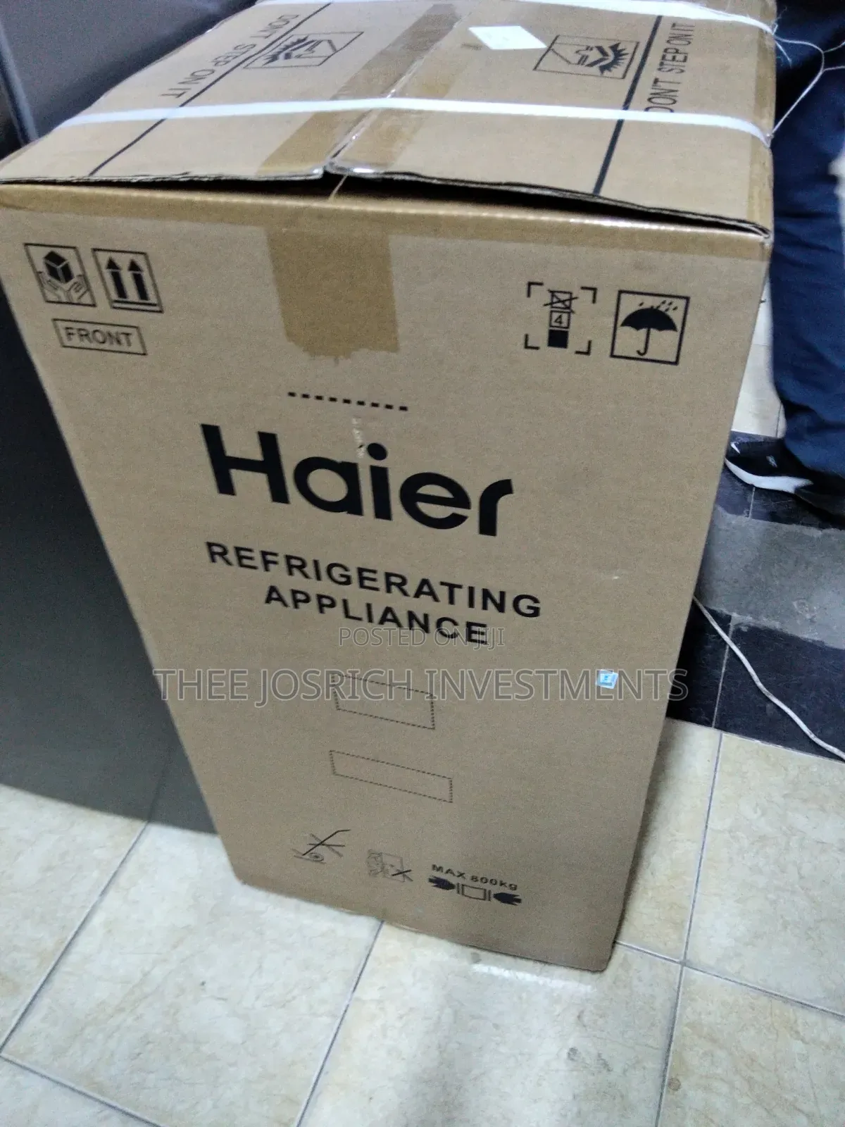 Black Haier 90 Litres Min Fridge Single Door