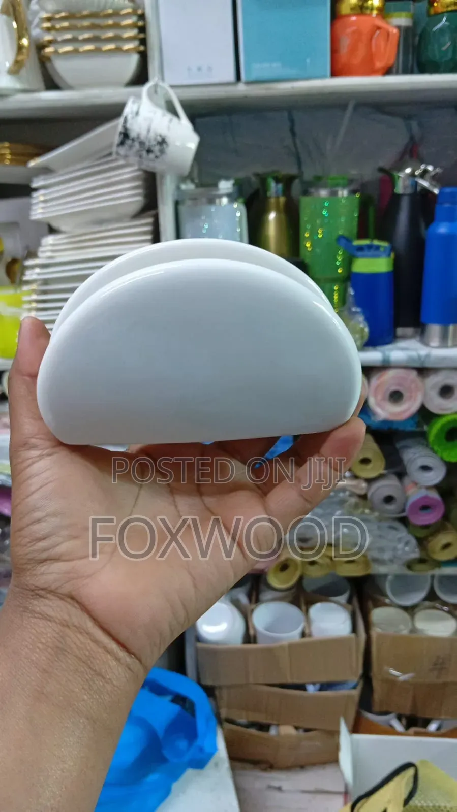 Ceramic White Surviette Holder