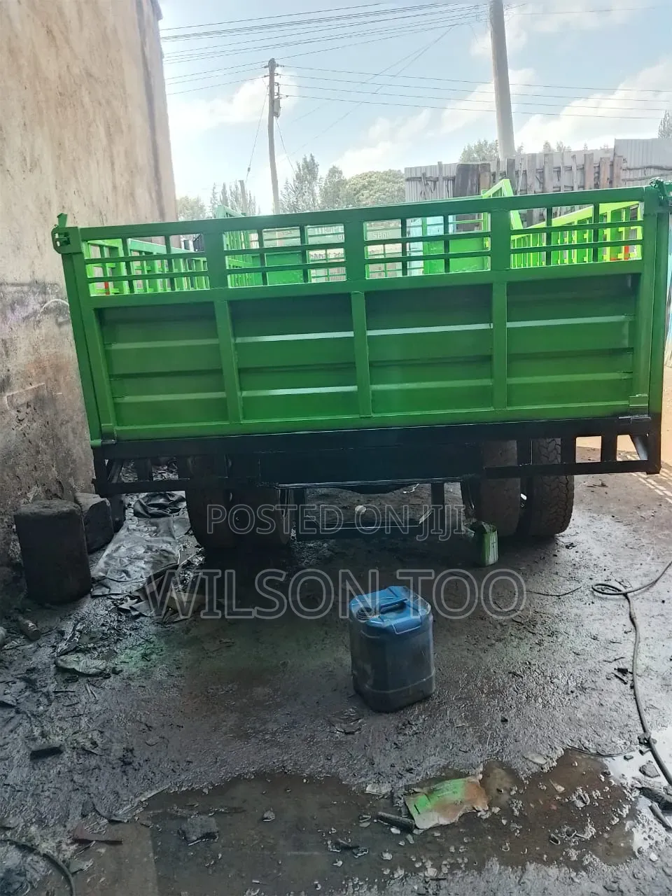 New 7 Tonnes Trailer Green