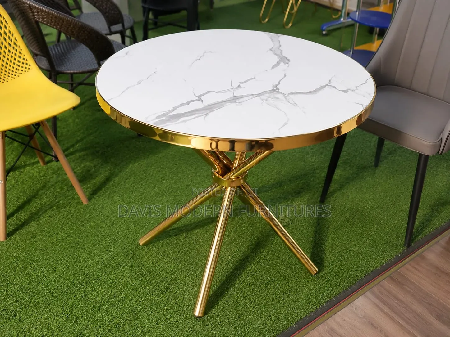 Marble -Top Cafe Table