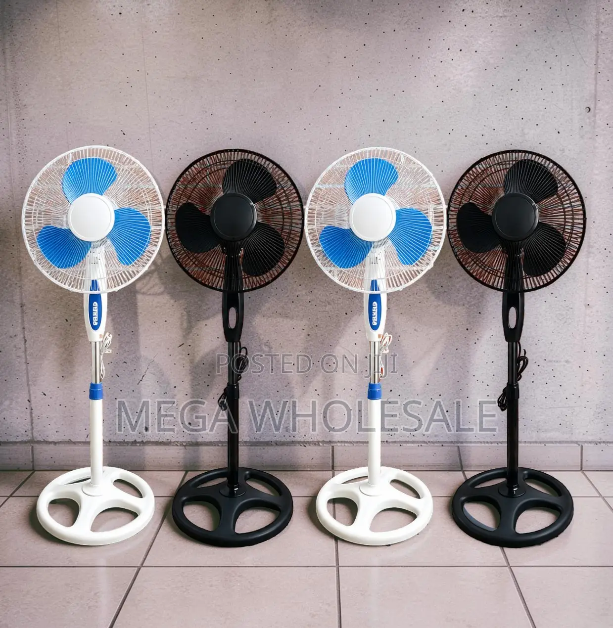 Wide Oscillation, High Airflow 16′′ Electric Stand Fan