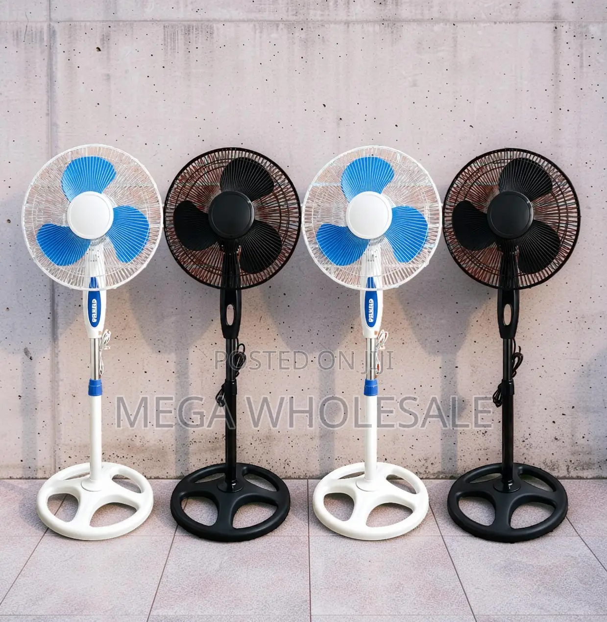 Smooth Oscillation, Low Noise 16′′ Electric Stand Fan