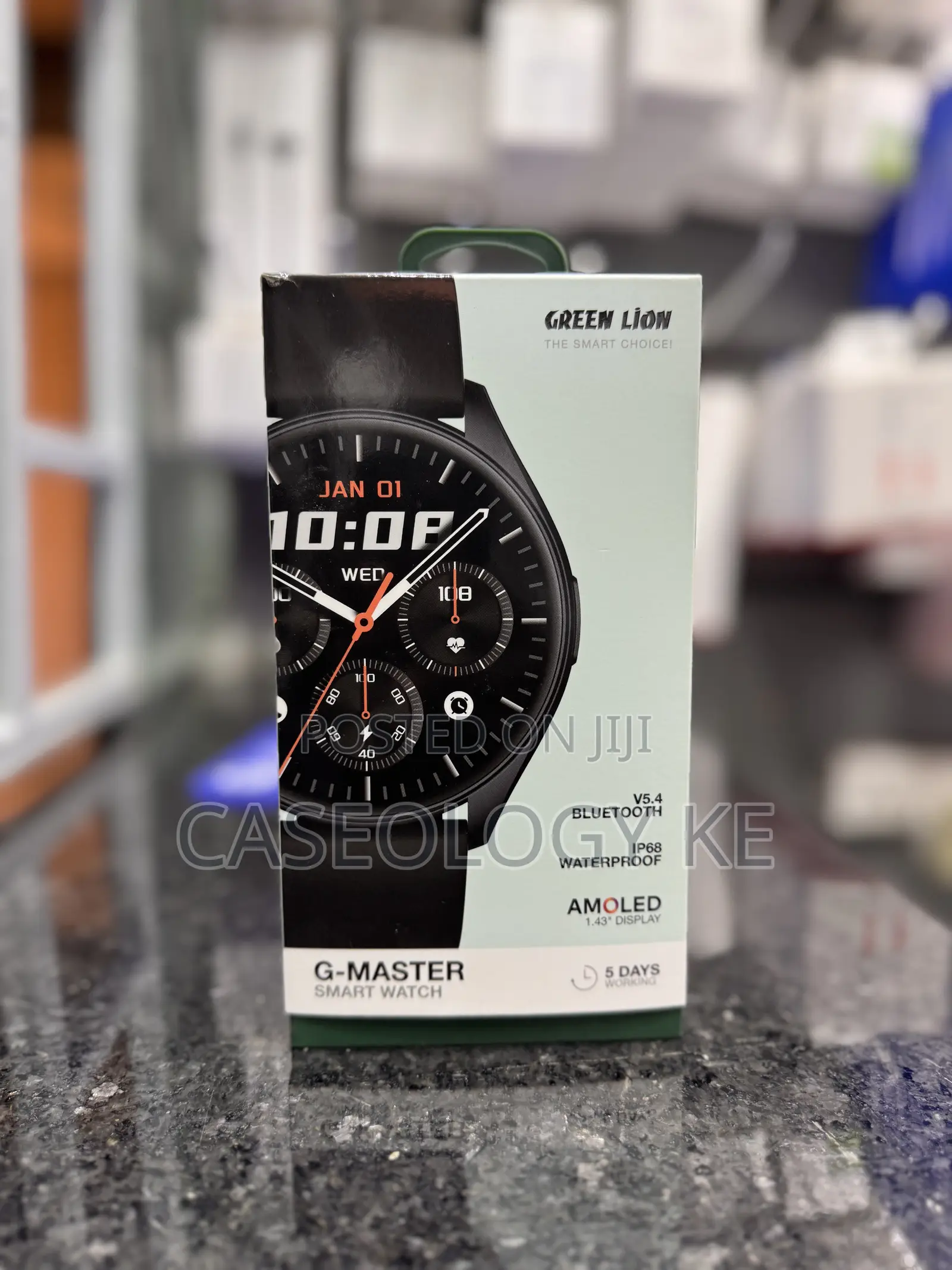 Greenlion G-Master Smart Watch (Black)