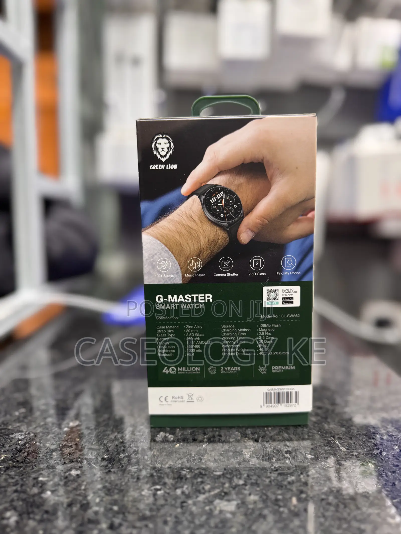 Greenlion G-Master Smart Watch (Black)