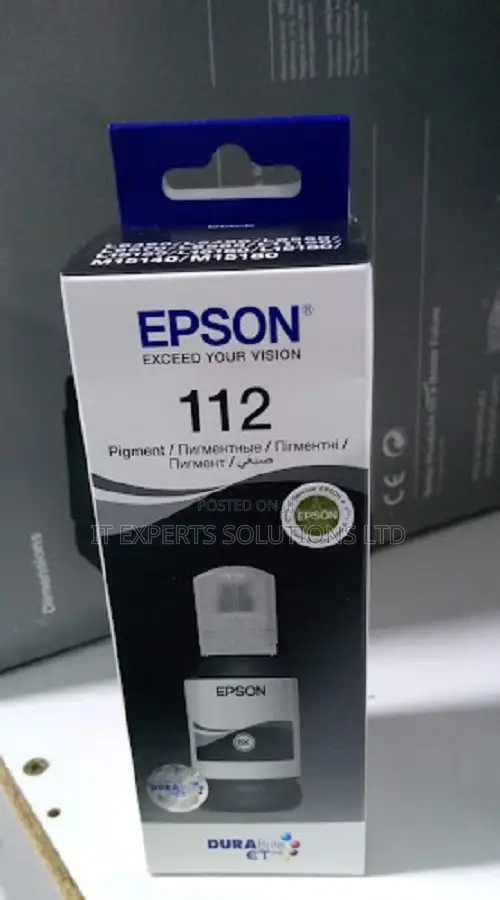 Epson 112 Ecotank Black Ink