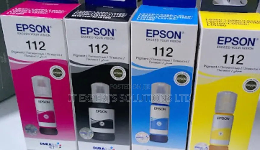 Epson 112 Ecotank Pigment Set of 4 Ink Bottle